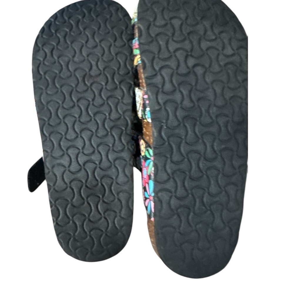 Maibulun Women’s Size 11 Colorful Artsy Flat Sandals Boho Festival Beach Vibes - Picture 3 of 7